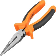 Длинногубцы SPARTA Длинногубцы прямые Comfort, 180 мм, шлифованные, двухкомпонентные рукоятки 17167