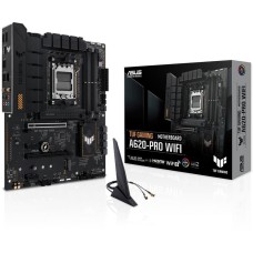 Материнская плата ASUS Материнская плата TUF GAMING A620-PRO WIFI AM5 ATX 4xDDR5 2xPCIEx16 2xPCIEx1 2xM.2 USB-C HDMI DP 2.5GLAN Wi-Fi 6