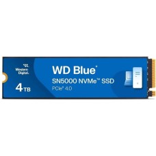 Накопитель SSD WD SSD накопитель Blue SN5000 4ТБ, M.2 2280, PCIe 4.0 x4, NVMe, M.2 [ s400t4b0e]