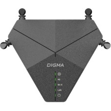 DIGMA Роутер беспроводной DWR-N302LTE N300 10/100BASE-TX/3G/4G cat. 4 черный