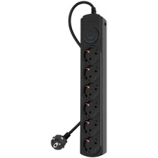 IPPON Сетевой фильтр BK-6-EU-3-10-B 3м (6 розеток) черный (коробка)