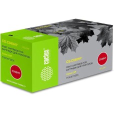 CACTUS Картридж лазерный CS-C040HY 040 H Y желтый (10000стр.) для Canon LBP 710CX/712CX I-Sensys