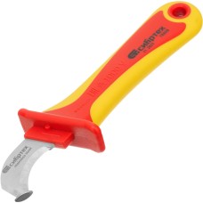 СИБРТЕХ Нож диэлектрический до 1000 В, для снятия оплетки электрокабелей 78808