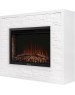 Камин электрический FIRELIGHT Портал Loft 30 камень белый, белая эмаль