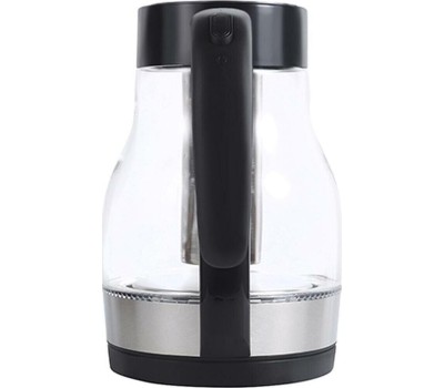 Чайник электрический с ситом BQ KT2046G BLACK-STEEL (1,7л. стекло)