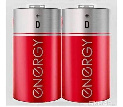 Батарейка солевая ENERGY Батарейка солевая Energy R20/2S (D) 104974