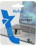 NETAC Флешка USB UM81 8ГБ, USB2.0, черный [nt03um81n-008g-20bk]