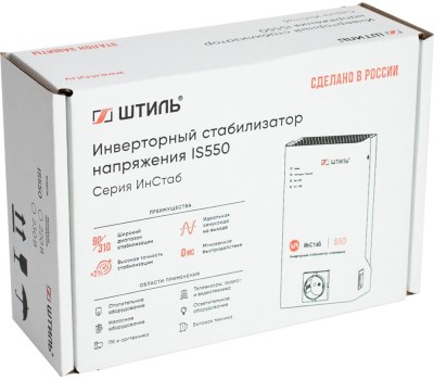 ШТИЛЬ Стабилизатор напряжения ИнСтаб IS550 475Вт 550ВА белый