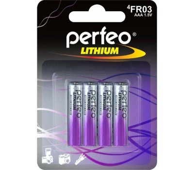 Батарейки PERFEO (PF_C3332) FR03/4BL LITHIUM