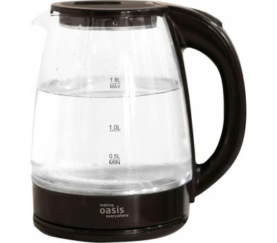 Чайник электрический OASIS K-8GВ стекло/черный 1,8л.