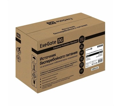 EXEGATE EX292781RUS ИБП SpecialPro UNB-1000.LED.AVR.1SH.2C13 <1000VA/550W, LED, AVR,1*Schuko+2*C13, металлический корпус, Black>