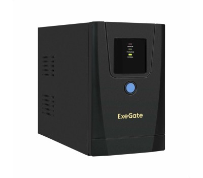 EXEGATE EX292781RUS ИБП SpecialPro UNB-1000.LED.AVR.1SH.2C13 <1000VA/550W, LED, AVR,1*Schuko+2*C13, металлический корпус, Black>