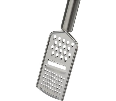MALLONY Терка многофункциональная NIMBUS, из нержавеющей стали, размер: 23,7*5,8 см (104271)