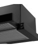 LEX Встраиваемая вытяжка Hubble G 600, управление кнопочное, черный/стекло черное chat000037