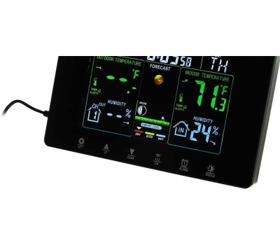 SUNWIND Погодная станция SW-WSH160-COLOR, черный