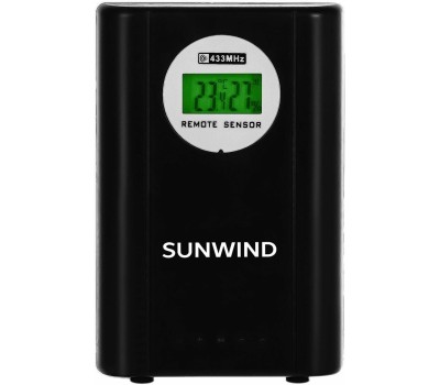 SUNWIND Погодная станция SW-WSH160-COLOR, черный