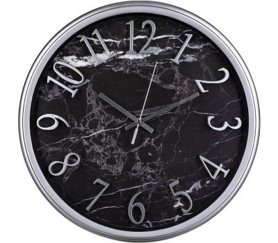Часы настенные LEFARD 220-293 LOVELY HOME ТЕМНЫЙ МРАМОР d36см циферблат d31см