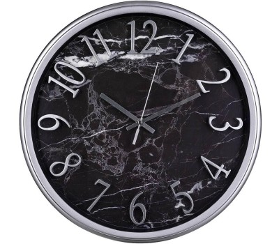 Часы настенные LEFARD 220-293 LOVELY HOME ТЕМНЫЙ МРАМОР d36см циферблат d31см
