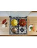 GORENJE Газовая плита GK6A20WF, электрическая духовка, стеклянная крышка, чугун, белый