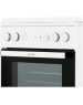 GORENJE Газовая плита GK6A20WF, электрическая духовка, стеклянная крышка, чугун, белый