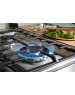GORENJE Газовая плита GK6A20WF, электрическая духовка, стеклянная крышка, чугун, белый