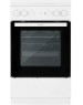 GORENJE Газовая плита GK6A20WF, электрическая духовка, стеклянная крышка, чугун, белый