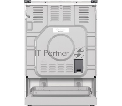GORENJE Газовая плита GK6A20WF, электрическая духовка, стеклянная крышка, чугун, белый