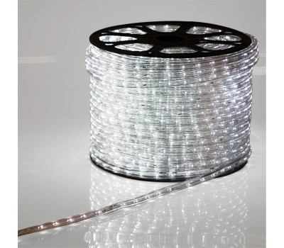 Лента светодиодная NEON-NIGHT Дюралайт LED двухжильный 230В 13мм 24 LED/м БЕЛЫЙ постоянное свечение модуль 1м бухта 100м