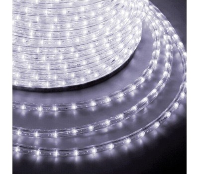 Лента светодиодная NEON-NIGHT Дюралайт LED двухжильный 230В 13мм 24 LED/м БЕЛЫЙ постоянное свечение модуль 1м бухта 100м