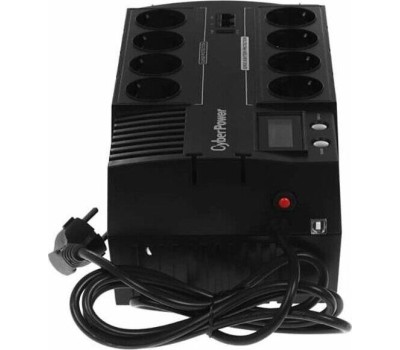 ИБП CYBERPOWER ИБП BR700ELCD {Line-Interactive, 700VA/420W USB/RJ11/45/USB charger A (4+4 EURO), 12В/7,2 Ач х 1}