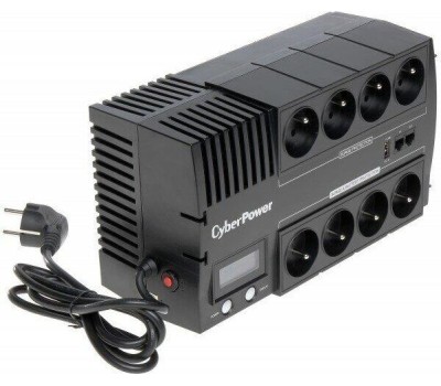 ИБП CYBERPOWER ИБП BR700ELCD {Line-Interactive, 700VA/420W USB/RJ11/45/USB charger A (4+4 EURO), 12В/7,2 Ач х 1}