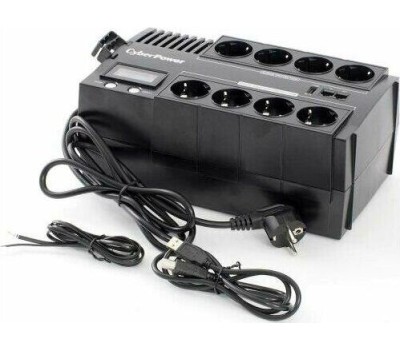 ИБП CYBERPOWER ИБП BR700ELCD {Line-Interactive, 700VA/420W USB/RJ11/45/USB charger A (4+4 EURO), 12В/7,2 Ач х 1}
