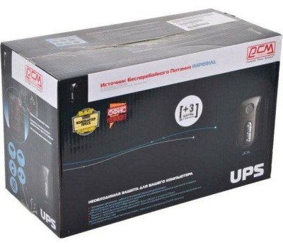 PowerCom Imperial IMP-825AP ИБП {Line-Interactive, 825VA / 495W, Tower, 5 xC13:3 с резервным питанием + 2 с фильтрацией, USB} (507305)