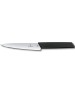 ножи VICTORINOX Нож кухонный Swiss Modern (6.9013.15B) стальной разделочный лезв.150мм прямая заточка черный блистер