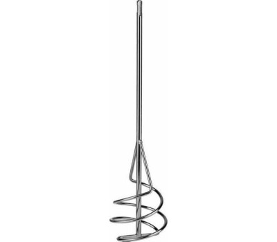 Миксер строительный DENZEL Миксер для песчано-гравийных смесей, 100 х 450 мм, оцинкованный, хвостовик SDS Plus 848277