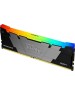KINGSTON Память DDR4 4x8GB 3200MHz KF432C16RB2AK4/32 Fury Renegade RGB RTL Gaming PC4-25600 CL16 DIMM 288-pin 1.35В dual rank с радиатором Ret