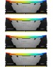 KINGSTON Память DDR4 4x8GB 3200MHz KF432C16RB2AK4/32 Fury Renegade RGB RTL Gaming PC4-25600 CL16 DIMM 288-pin 1.35В dual rank с радиатором Ret