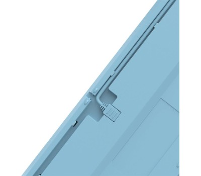 A4TECH Клавиатура Fstyler FS300, проводная, USB, механическая, белый/синий [fs300 panda snowboarding]