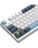 A4TECH Клавиатура Fstyler FS300, проводная, USB, механическая, белый/синий [fs300 panda snowboarding]