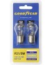 Лампа светодиодная GOODYEAR Автолампа GY P21/5W 12V 21/5W BAY15d (блистер: к-т 2шт)