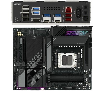 Материнская плата GIGABYTE Материнская плата X870E AORUS ELITE WIFI7, Socket AM5, AMD X870E, ATX, Ret