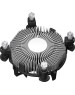 PCCOOLER Устройство охлаждения(кулер) R94-V2 Soc-1700/1851 серебристый/черный 4-pin 27.3dB Al 65W 158gr Ret (R94V2-XXNIXX-GL)