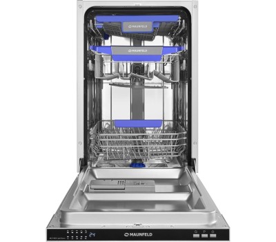 MAUNFELD Встраиваемая посудомоечная машина MLP-083I Light Beam, узкая, ширина 44.8см, полновстраиваемая, загрузка 10 комплектов