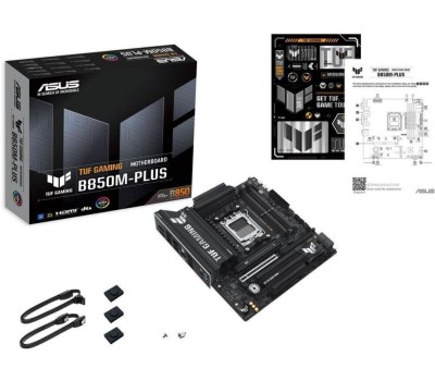Материнская плата ASUS Материнская плата TUF GAMING B850M-PLUS, Socket AM5, AMD B850, mATX, Ret