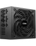 Блок питания CBR Блок питания ATX 850W 80+ Gold, Full Modular, DC-DC, APFC, 24pin, 1*PCIE5.1(12+4pin), 2*8-pin(4+4P), 3*6+2pin, 5*SATA, 3*IDE, 14cm fan, 1.5м кабель питания, черный [PSU-ATX850-14MG/14GM] BOX