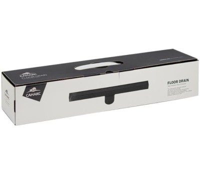 САНАКС - Трап 400х32 мм, нержавеющая сталь, линейный, вертикальный, щелевой, с сухим затвором, цвет ХРОМ. 40033