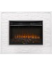 Камин электрический FIRELIGHT Портал Loft 30 камень белый, белая эмаль
