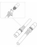 Переход гнездо REXANT (05-4303) Переходник гнездо F - штекер ТV (100)