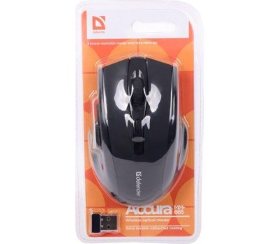 Мышь беспроводная DEFENDER (52665) ACCURA MM-665 черный