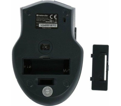 Мышь беспроводная DEFENDER (52665) ACCURA MM-665 черный